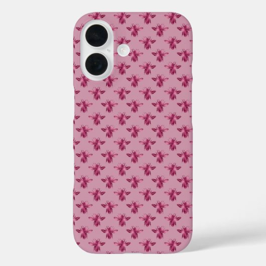 Queen Bee Pattern Case-Mate iPhone Case (Achterkant)