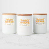 Queen Bee Pattern Gepersonaliseerde Honing Jar Voedselcontainer Etiket (Flessen)