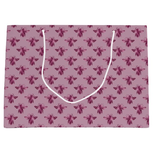 Queen Bee Pattern Groot Cadeauzakje (Voorkant)