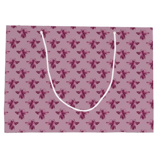 Queen Bee Pattern Groot Cadeauzakje (Achterkant)