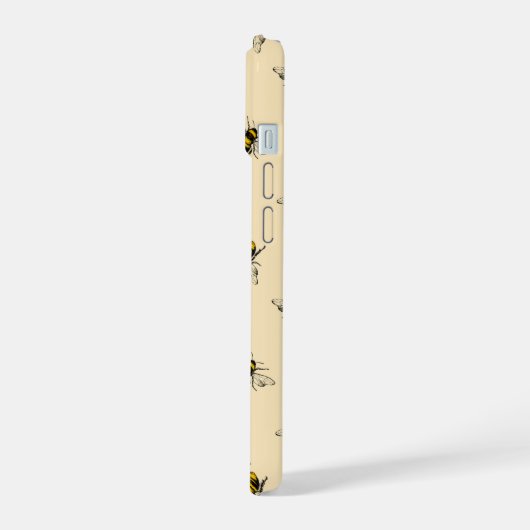 Queen Bee Pattern iPhone 15 Case (Linkerkant)