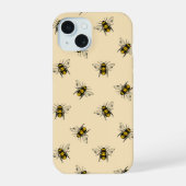 Queen Bee Pattern iPhone 15 Case (Achterkant)