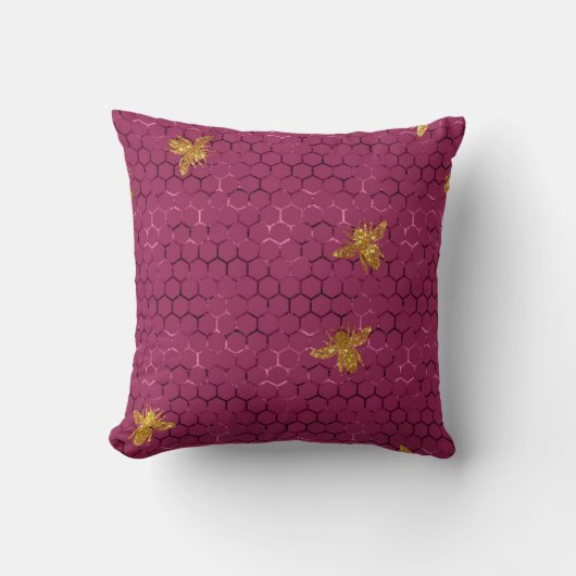Queen Bee Pattern Kussen (Voorkant)