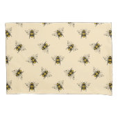 Queen Bee Pattern Kussensloop (Voorkant-Links)