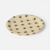 Queen Bee Pattern Papieren Bordje (Gekanteld)