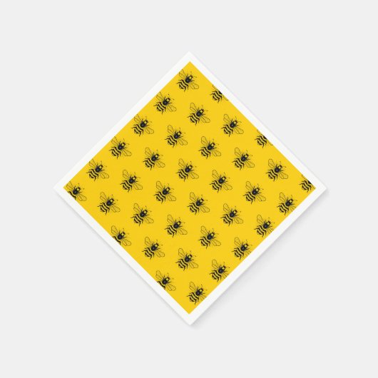 Queen Bee Pattern Party Napkins Servet (Hoek)