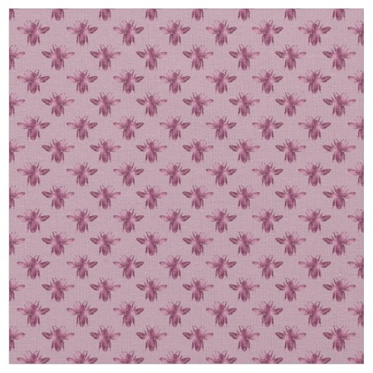 Queen Bee Pattern Stof (Close Up)