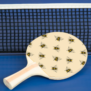 Queen Bee Pattern Tafeltennisbatje