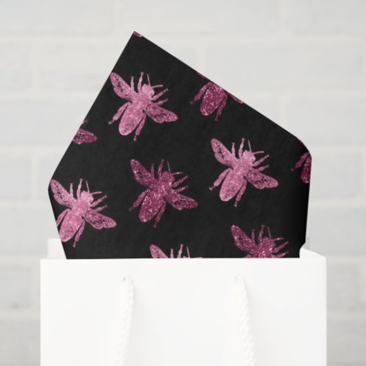 Queen Bee Pattern Tissuepapier (Cadeauzakje)