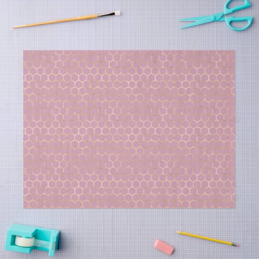 Queen Bee Pattern Tissuepapier (Craft)