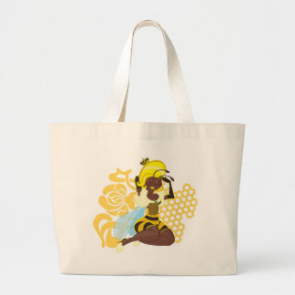 Queen Bee Pin Up Grote Tote Bag