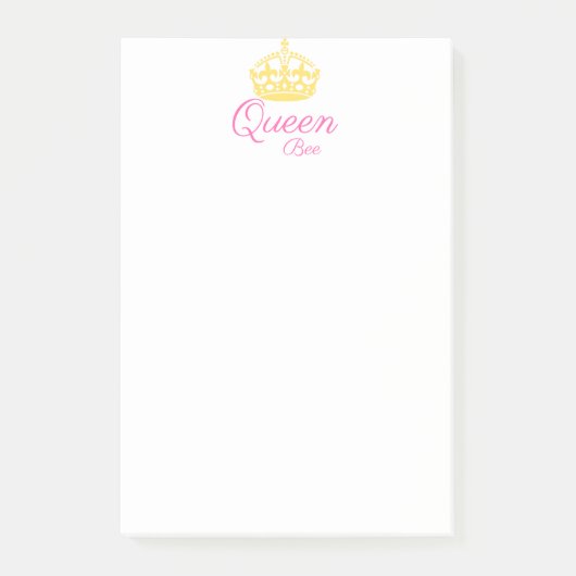 Queen Bee Post-it Notes (Voorkant)