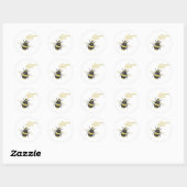 Queen Bee Ronde Sticker (Vel)