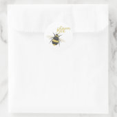 Queen Bee Ronde Sticker (Tas)