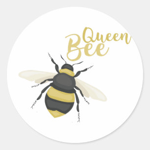 Queen Bee Ronde Sticker