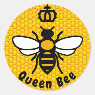 Queen Bee Ronde Sticker