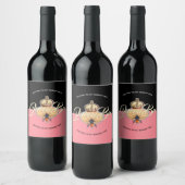 Queen Bee Roos Wijn Etiket (Flessen)