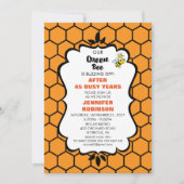 Queen Bee Schattigee hommel met kroonpensioen Kaart (Voorkant)