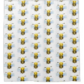 Queen Bee Shower Curtain Douchegordijn (Voorkant)