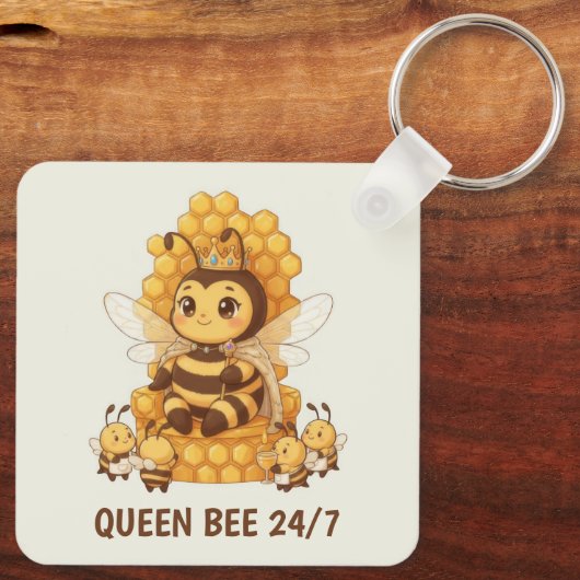 Queen Bee Sleutelhanger (Achterkant)