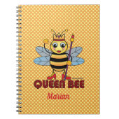 Queen Bee Spiral Lined Notitieboek (Voorkant)