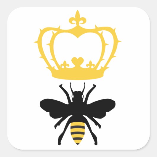 Queen Bee Sticker (Voorkant)
