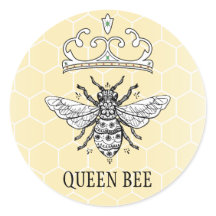 Queen Bee Sticker | Personaliseer het!