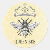 Queen Bee Sticker | Personaliseer het! (Voorkant)