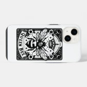 Queen Bee Tarot Kaart iPhone Hoesje (Achterkant horizontaal)