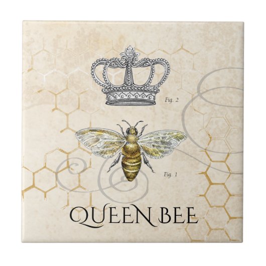 Queen Bee Tegeltje (Voorkant)