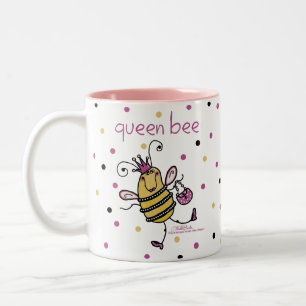 Queen Bee Tweekleurige Koffiemok