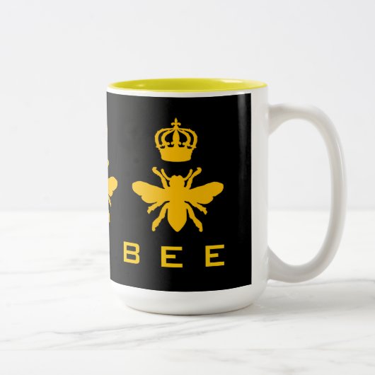 Queen Bee Tweekleurige Koffiemok (Rechts)