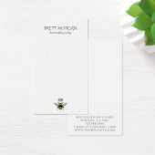 Queen Bee Typography Earring Jewelry Display Kaart (Bureau)