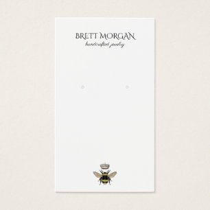 Queen Bee Typography Earring Jewelry Display Kaart