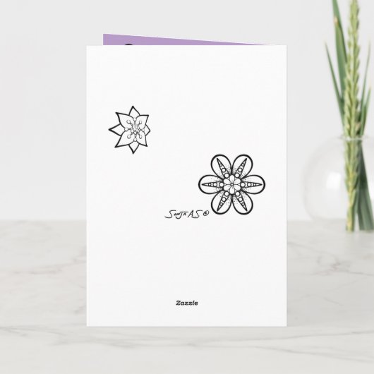 Queen Bee Valentijnsdag Kaart van Sonja A.S. (Achterkant)