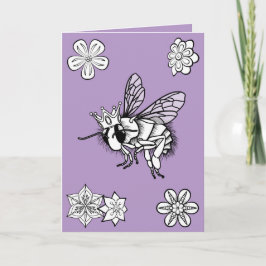 Queen Bee Valentijnsdag Kaart van Sonja A.S.