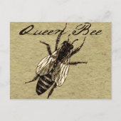 Queen Bee Wildlife Bug Insect Briefkaart (Voorkant)