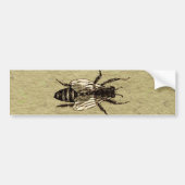 Queen Bee Wildlife Bug Insect Bumpersticker (Voorkant)