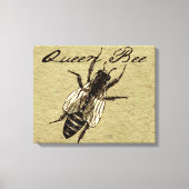 Queen Bee Wildlife Bug Insect Canvas Afdruk (Voorkant)