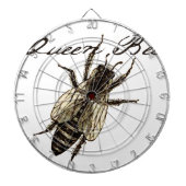 Queen Bee Wildlife Bug Insect Dartbord (Voorkant)