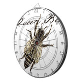 Queen Bee Wildlife Bug Insect Dartbord (Voorkant Rechts)