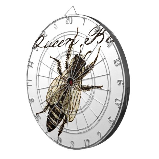Queen Bee Wildlife Bug Insect Dartbord (Voorkant Rechts)