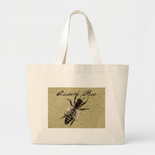Queen Bee Wildlife Bug Insect Grote Tote Bag
