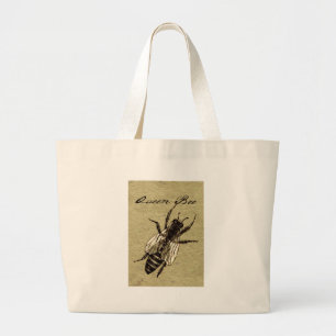 Queen Bee Wildlife Bug Insect Grote Tote Bag