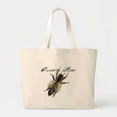 Queen Bee Wildlife Bug Insect Grote Tote Bag (Voorkant)
