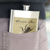 Queen Bee Wildlife Bug Insect Heupfles (Voorbeeld)