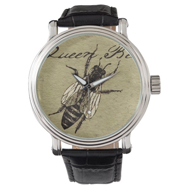 Queen Bee Wildlife Bug Insect Horloge (Voorkant)