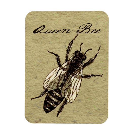 Queen Bee Wildlife Bug Insect Magneet (Verticaal)