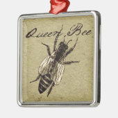 Queen Bee Wildlife Bug Insect Metalen Ornament (Links)