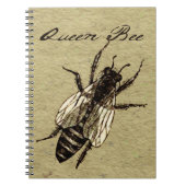 Queen Bee Wildlife Bug Insect Notitieboek (Voorkant)